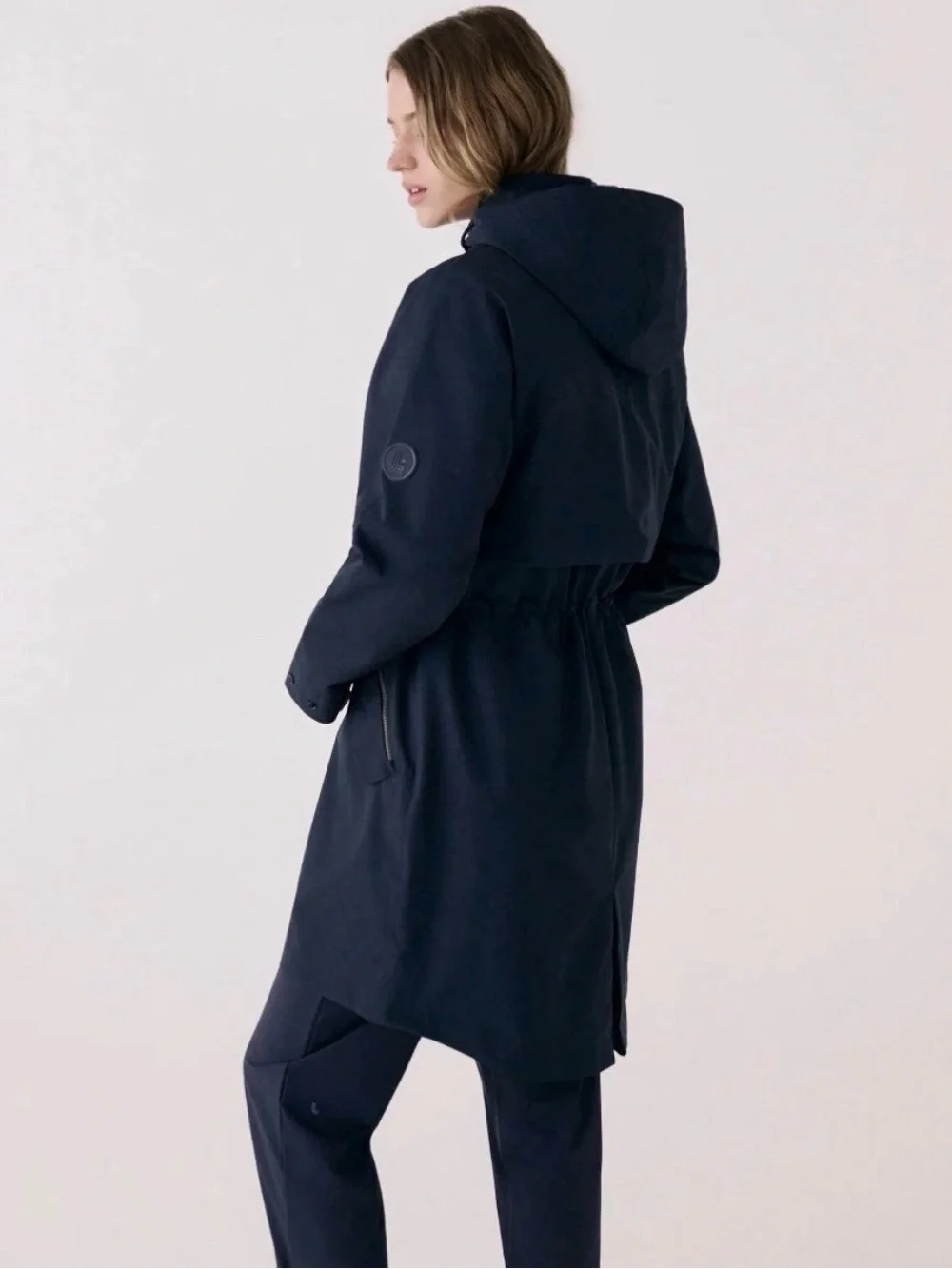 LOLE Women’s Midseason Rain Jacket, Navy, Large - Picture 1 of 8